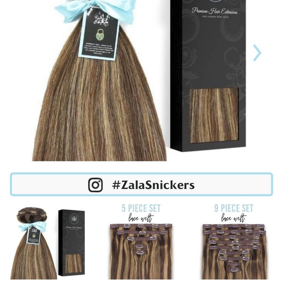 Zala hair extensions 100% human remy hair - Picture 1 of 6